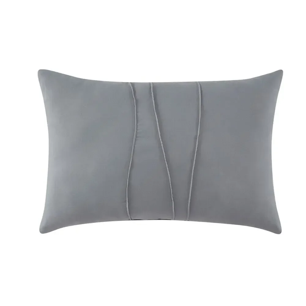 Style 212 Julienne 7 Piece King Comforter Set NEW Gray